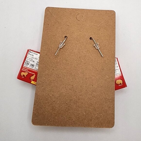 Mini-Brands "Barnum's Animals Crackers" Stainless Steel Fishhook Earrings - Picture 3 of 3